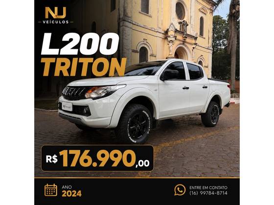 MITSUBISHI L200 TRITON 2.4 16V TURBO DIESEL SPORT GLS CD 4P 4X4 AUTOMÁTICO MITSUBISHI L200 TRITON 2.4 16V TURBO DIESEL SPORT GLS CD 4P 4X4 AUTOMÁTICO